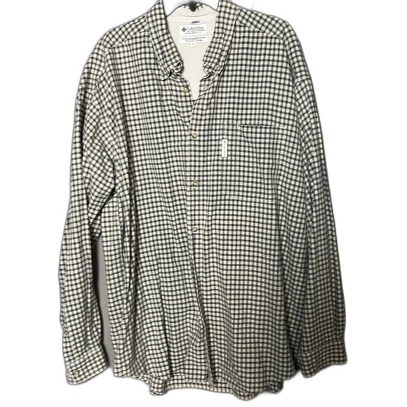 Columbia Sportswear Men's Long-Sleeve Button Down Plaid Shirt Outdoor XXL - Picture 1 of 3